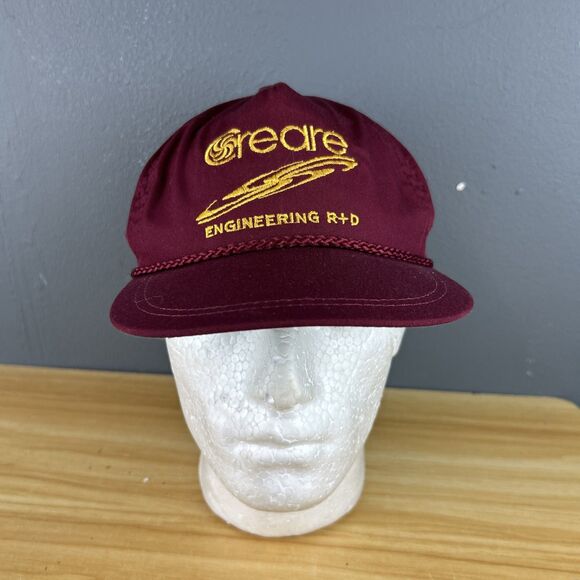 Vintage Creare Engineering Adjustable Cap Hat Made In USA imperial headgear - Picture 1 of 11